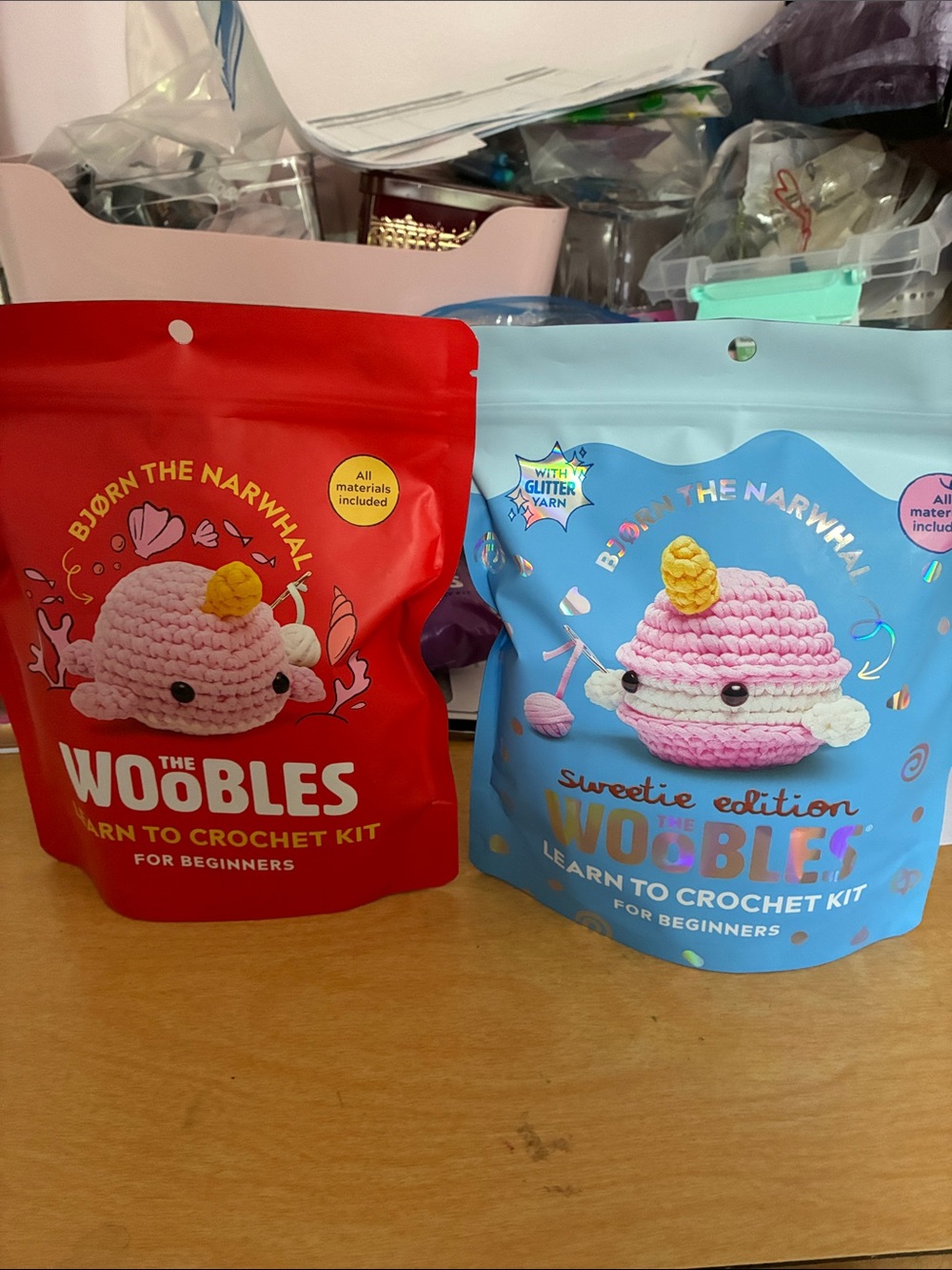 The Woobles Bjorn the Narwhal Crochet Kit